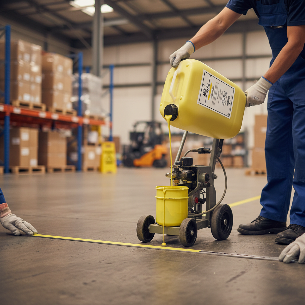 Yellow Line Marking Paint 10L