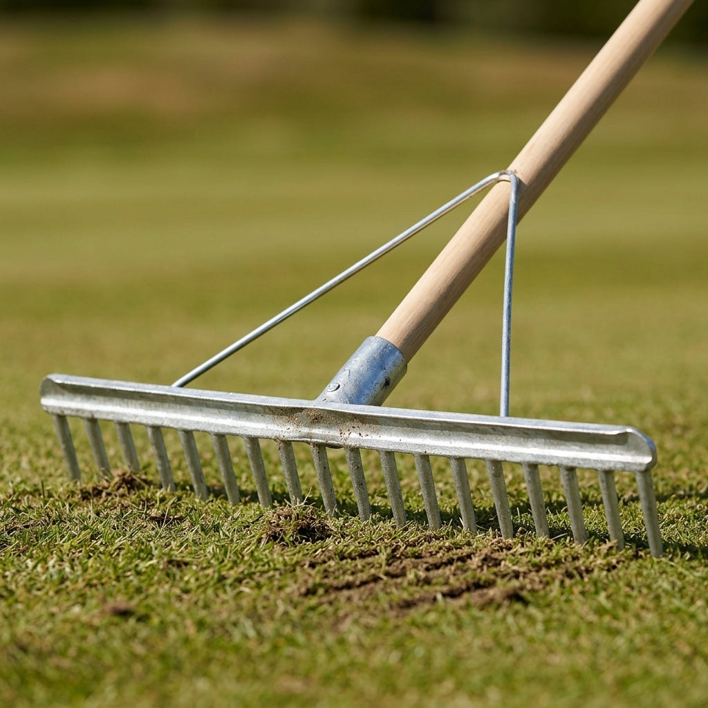 66cm Aluminium Crown Landscaping Rake with 18 Teeth (view 2)