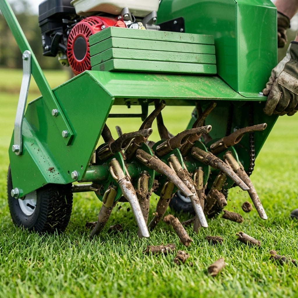 Closed Core Tine Aerator (view 2)