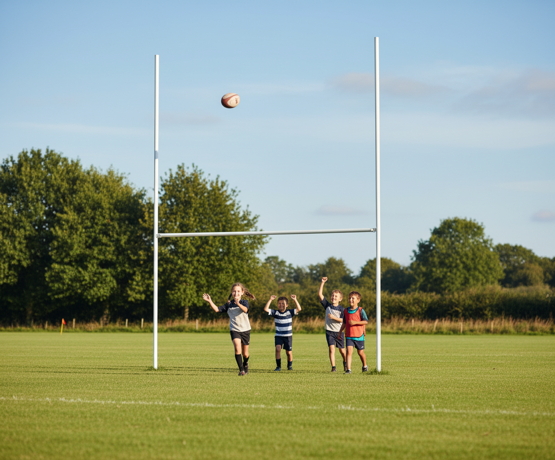 Mini Aluminium Rugby Posts - Image 2