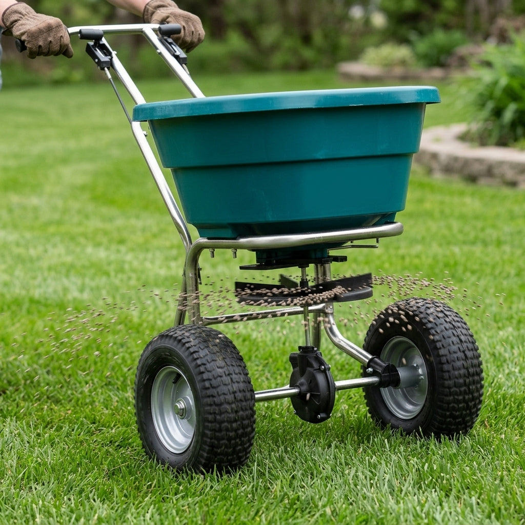 Stainless Steel Spreader for Fertilising and Salt