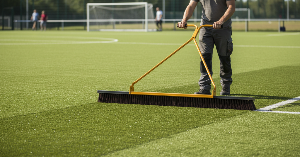 Hand Dragbrush for Synthetic and Natural Turf 1.8m - Image 2