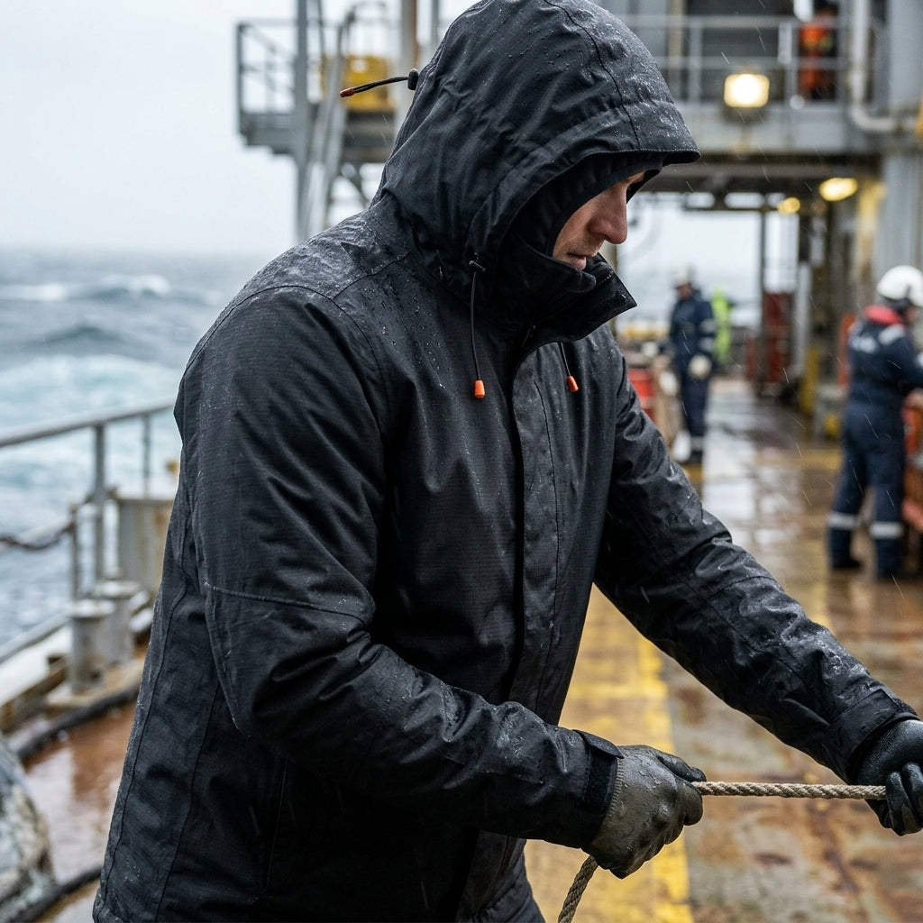 Waterproof Shell Jacket - Black - Various Sizes (view 2)