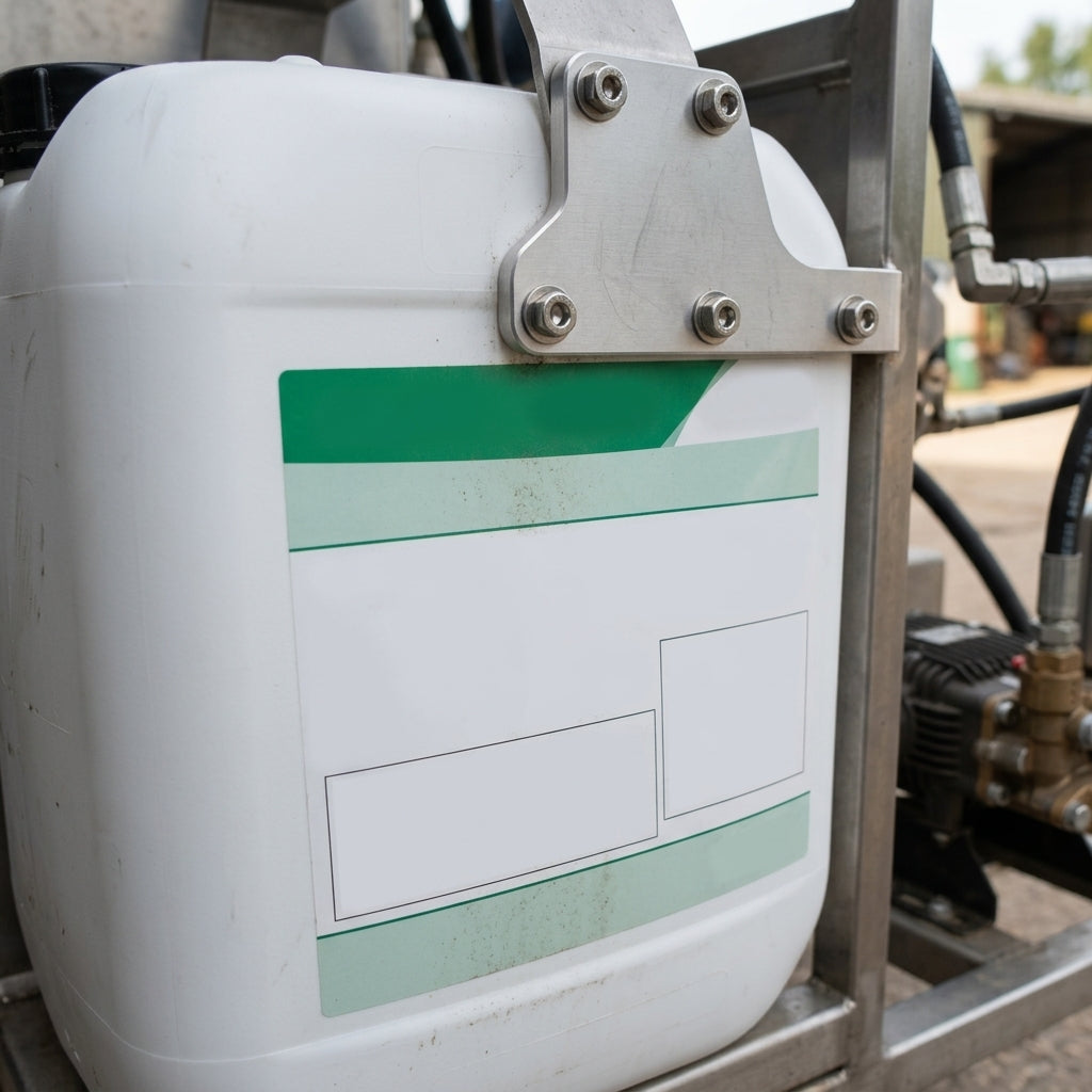 10L container of fast-acting contact herbicide for weed, moss and algae control