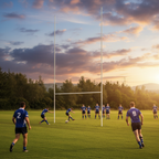 Steel Rugby Posts 6m
