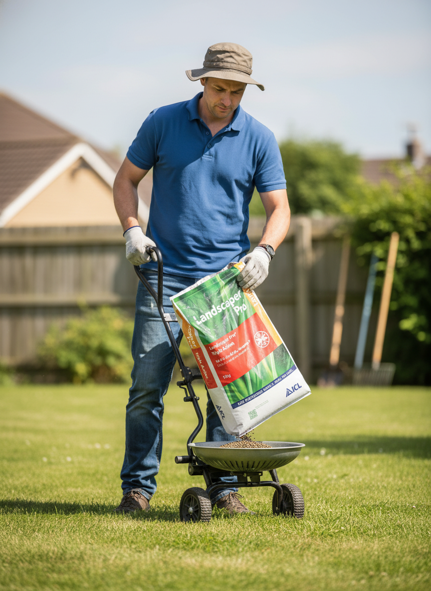 Triple Action Herbicide Granular Fertilizer for Lawn Care 15kg