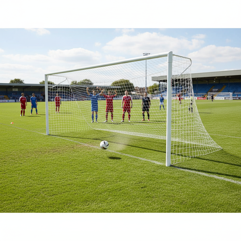 Heavyweight Football Goal Posts 60mm Steel Construction - Image 2