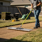 Levelawn for Smoothing and Distributing Top Dressing Materials