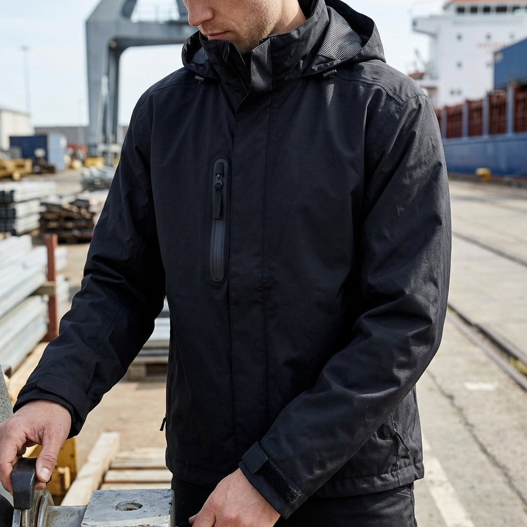 Manchester Shell Jacket - Black - Available Sizes S-XXXL