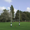 9m Socketed Steel Rugby Posts 2mm