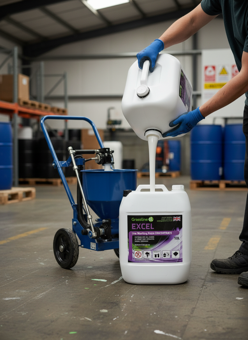 Line Marking Paint Concentrate for Sports Surfaces 10L