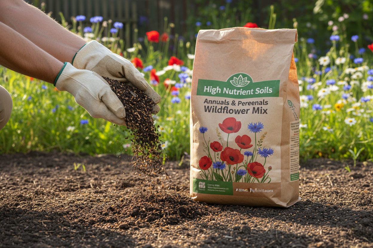 High Nutrient Soils Annuals & Perennials Wildflower Mix