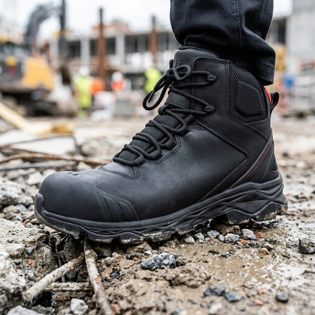 Oxford Mid Boot [Black/Brown] UK Sizes 7-12 (view 2)