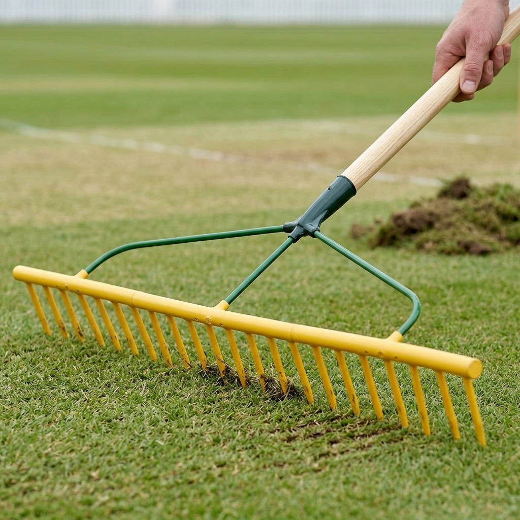 97cm Soil/Bunker Rake with 150cm Ash Handle (view 2)