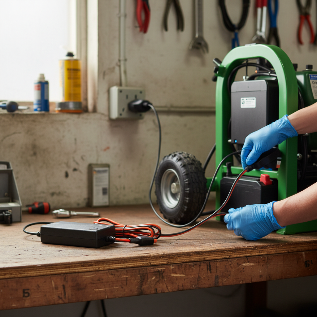 Battery Charger for Heavy Duty Spray Line Marker