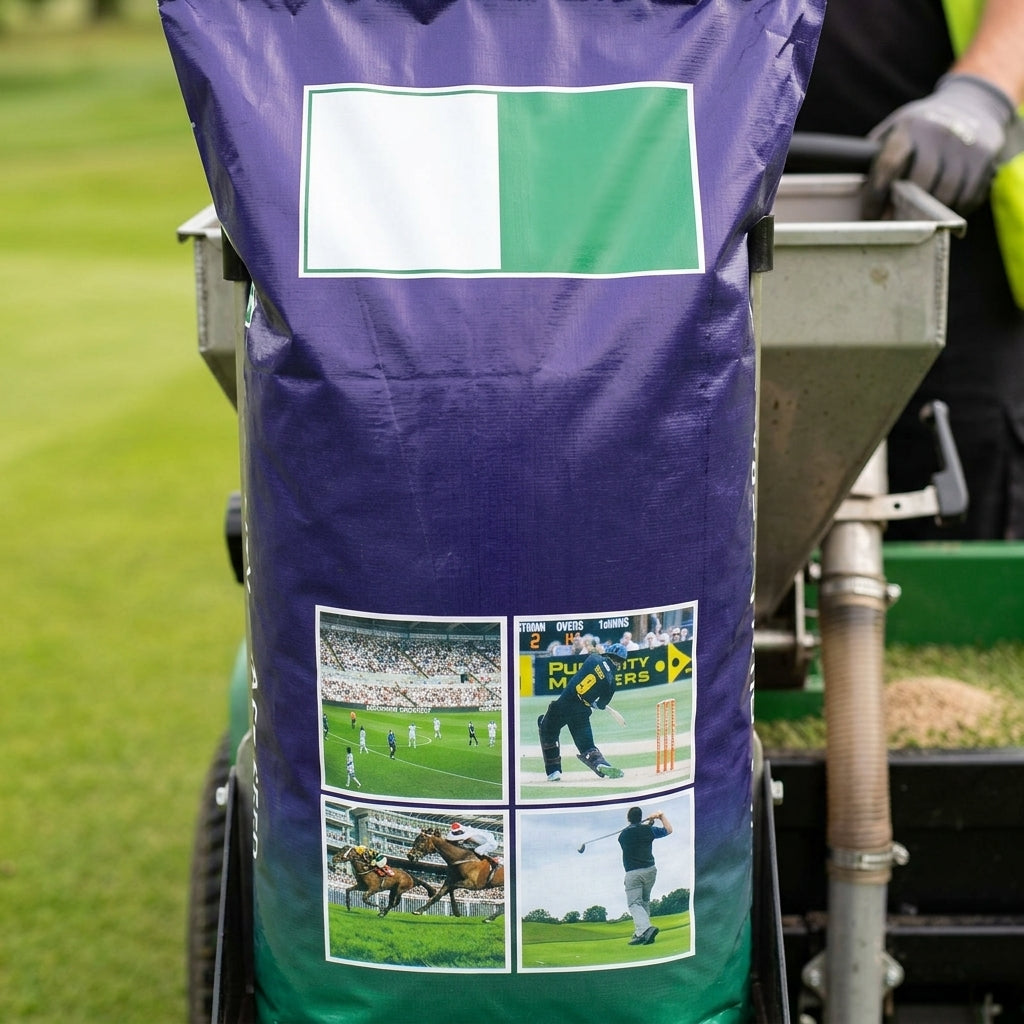 10kg bag of 100% browntop bent grass seed ready for overseeding