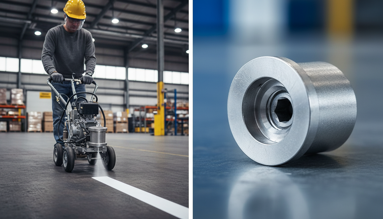 Line Marking Hollow Cone Steel Nozzle