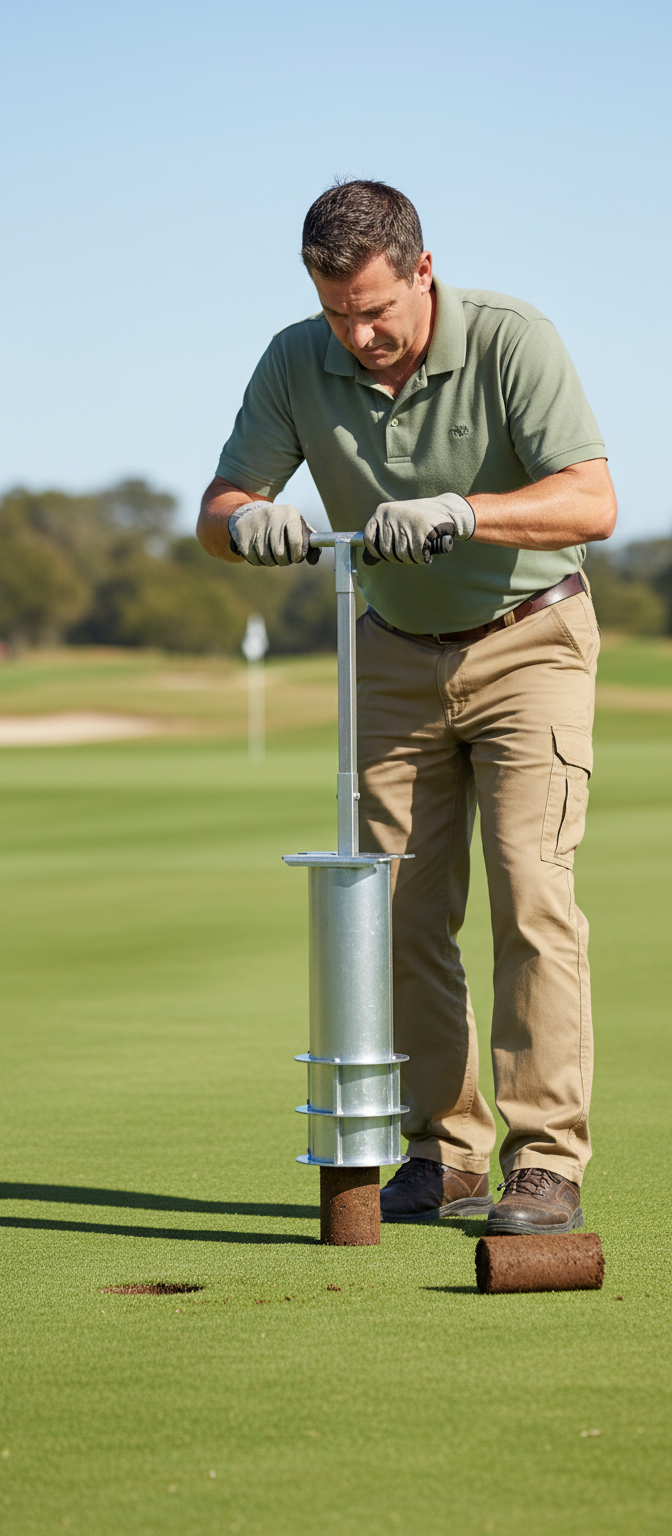 Turf Hole Cutter with Standard Blades