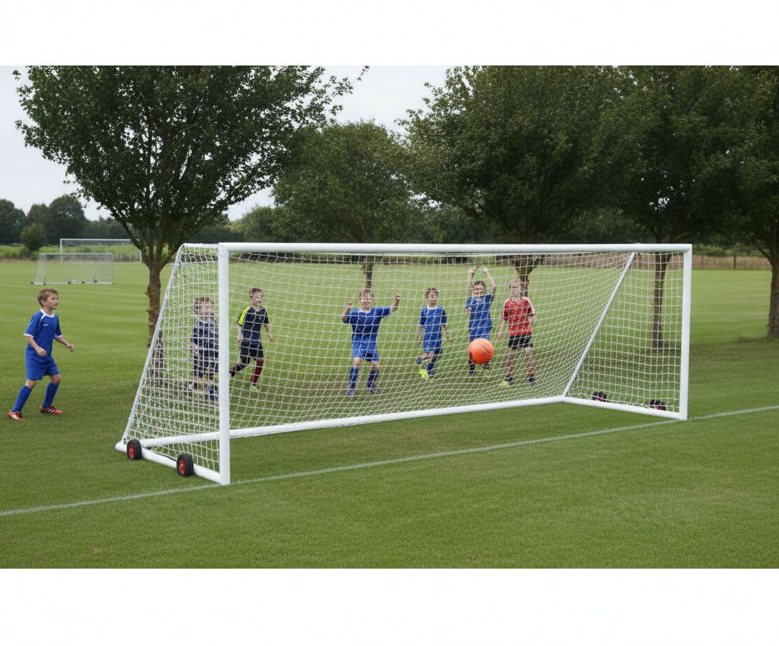 Heavy Duty 60 mm Freestanding Football Goal Posts - Image 2