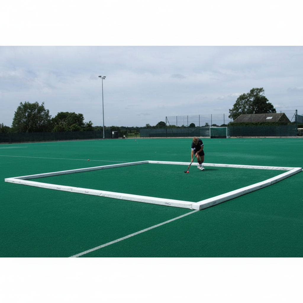 Hockey Pitch Divider Pad for Training and Shooting Practice, PVC Foam 3.6m