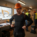 Insulating Crewneck Base Layer with Merino Wool for Cold Conditions