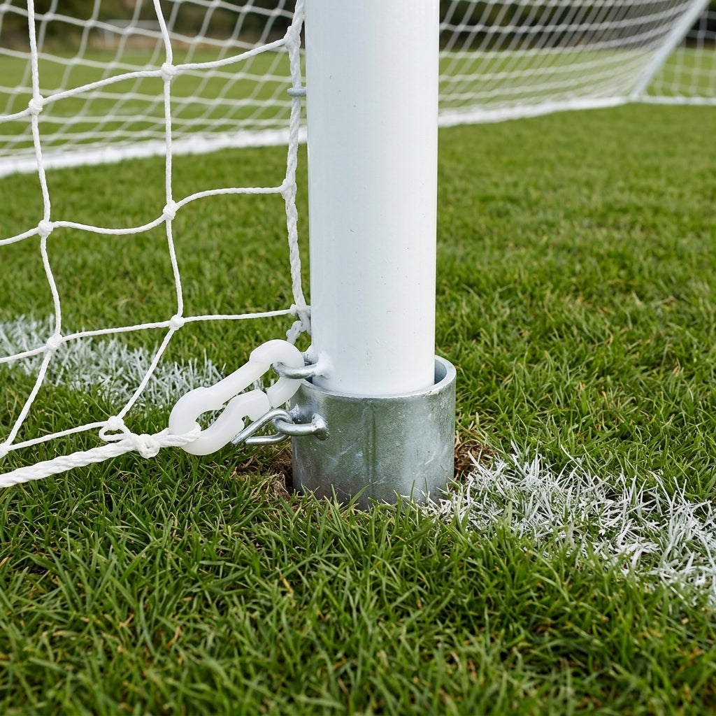 60mm Round Heavyweight Football Goals Senior (view 2)