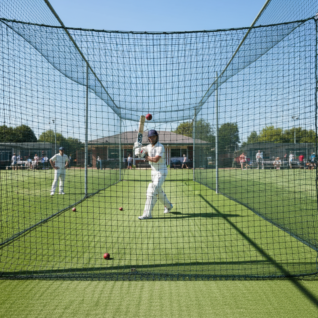2.7m Heavy Duty Cricket Netting 50mm - Image 2