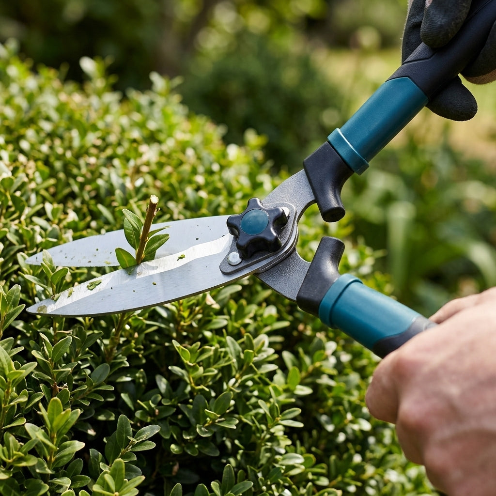 9in Hedge Shears with Curved Blades and Soft Grip Handles (view 2)
