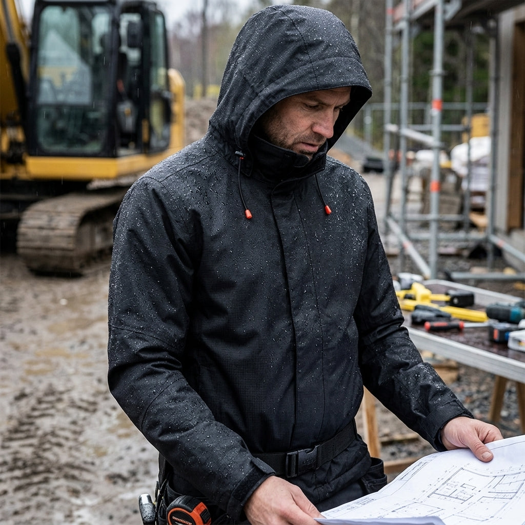 Waterproof Shell Jacket - Black - Various Sizes
