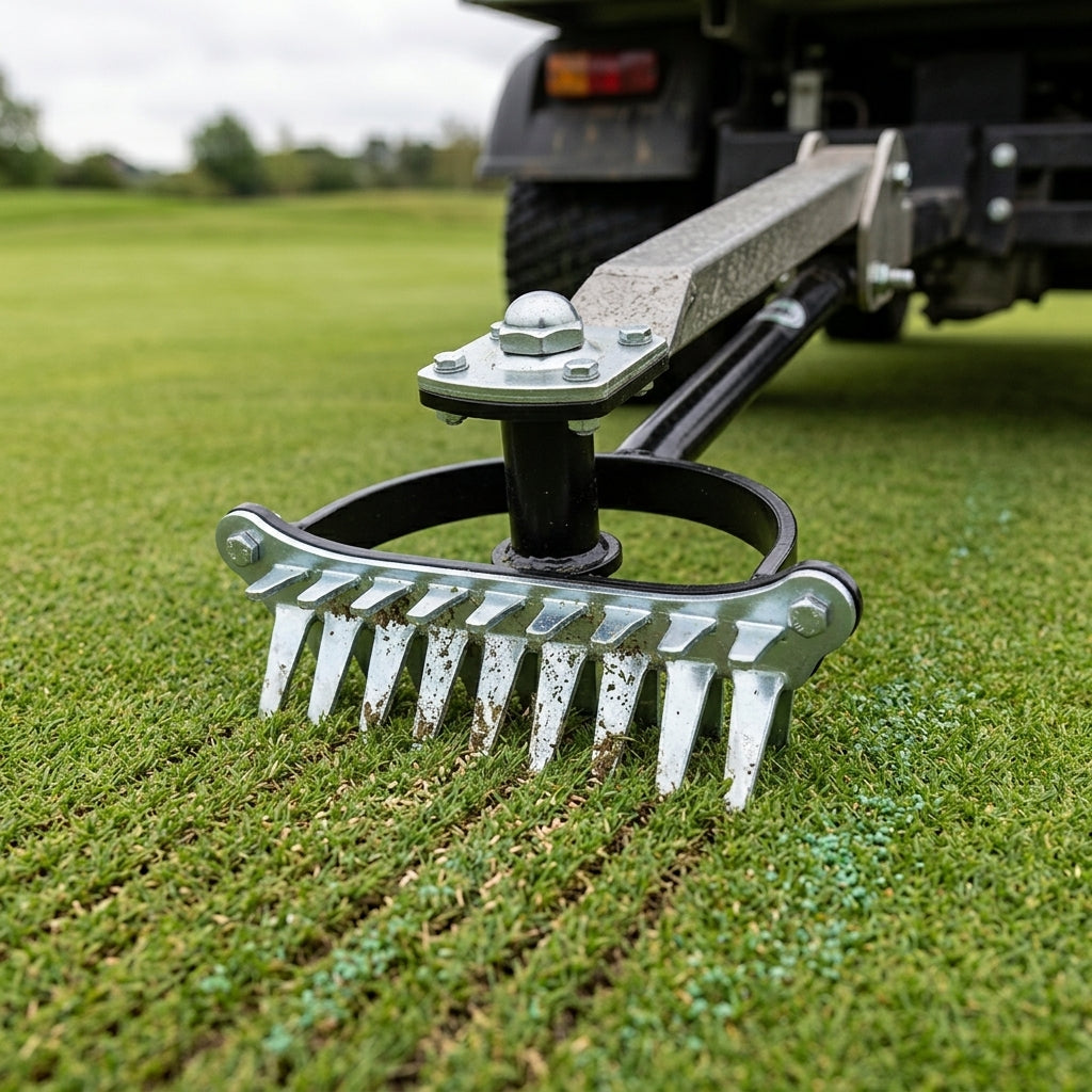 Static Seed Slotter for Enhanced Turf Growth