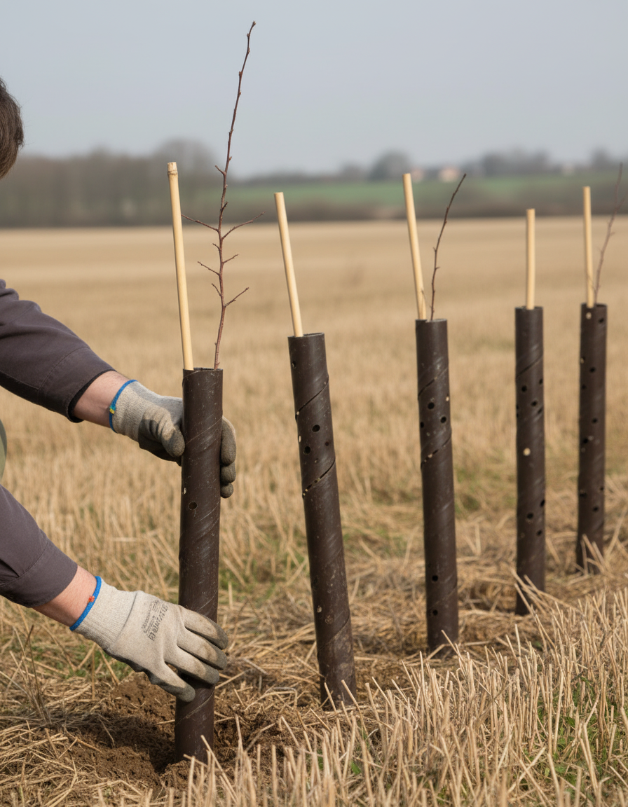 Spiral Tree Guards for Young Trees and Hedgerows 45cm