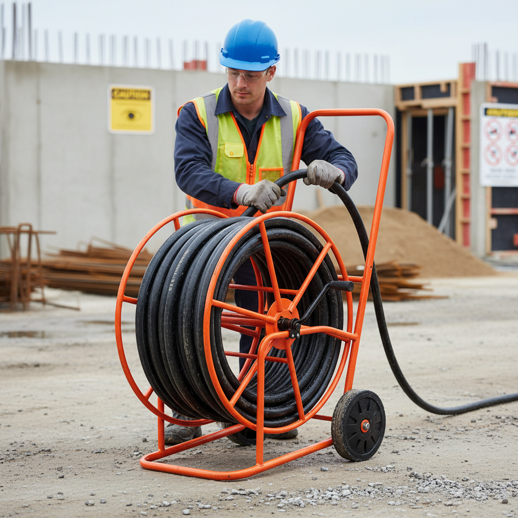 Hose Reel Carrier for 100 m x 19 mm (3/4 Inch)