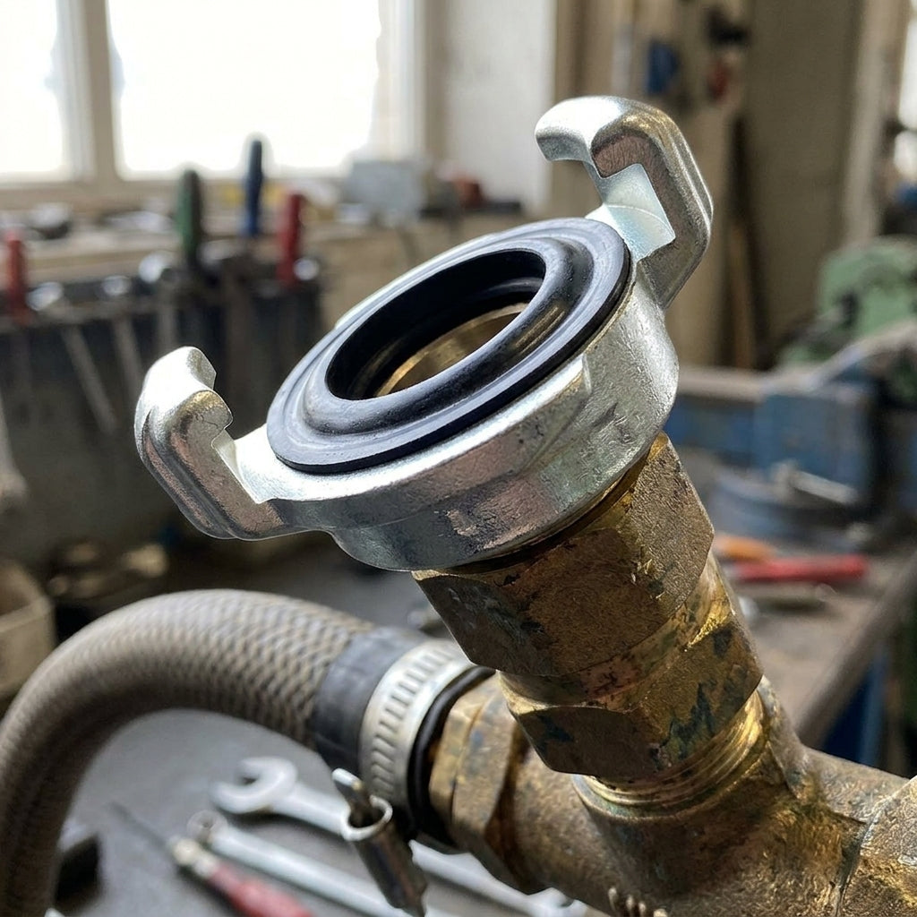 Brass Claw Hose Coupling with Male Thread - 1/2, 3/4 or 1 Inch (view 2)