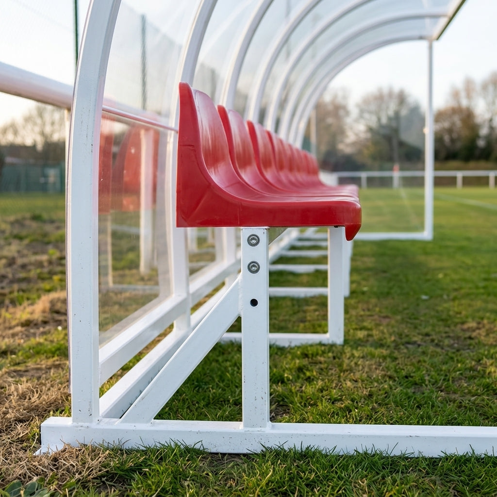 4m-6m Freestanding Curved Team Shelter (view 2)