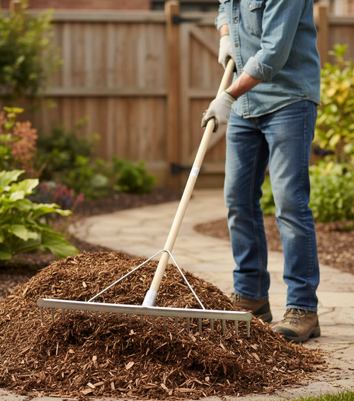 Aluminum Crown Landscaping Rake 66cm