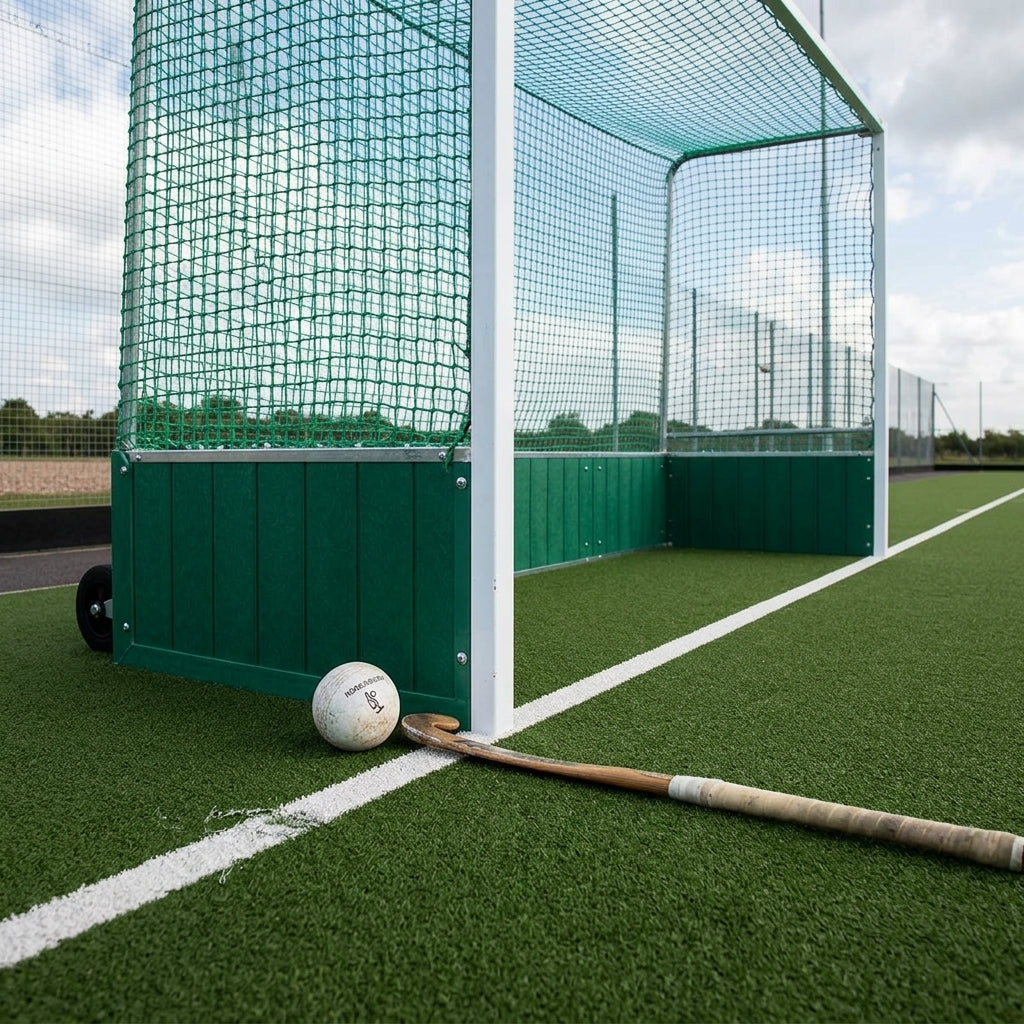 50mm Square Hockey Goals with PVC Backboards
