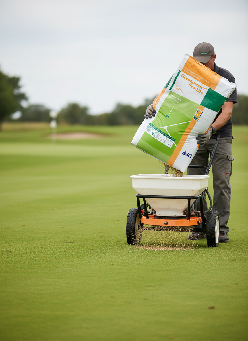 Cold Start Fertiliser 11-5-5 +8Fe for Enhanced Turf Growth 25kg