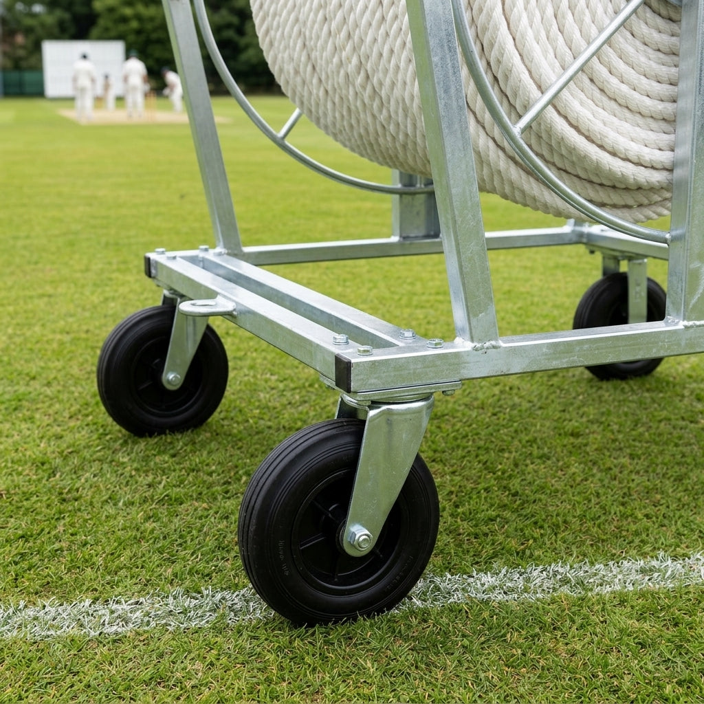 Cricket Boundary Rope Trolley 220m Heavy Duty Galvanised Steel (view 2)