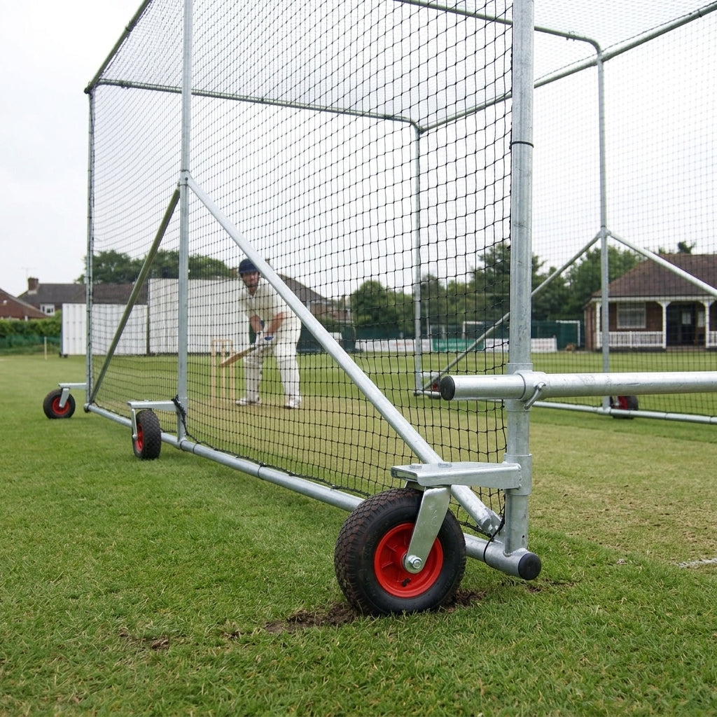 Portable Six Wheel Cricket Cage Steel Frame (view 2)