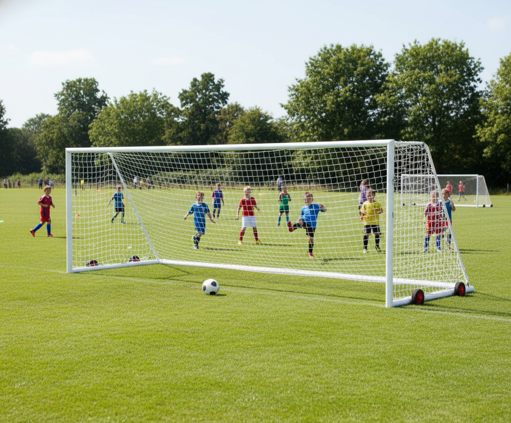 Heavy Duty 60 mm Freestanding Football Goal Posts