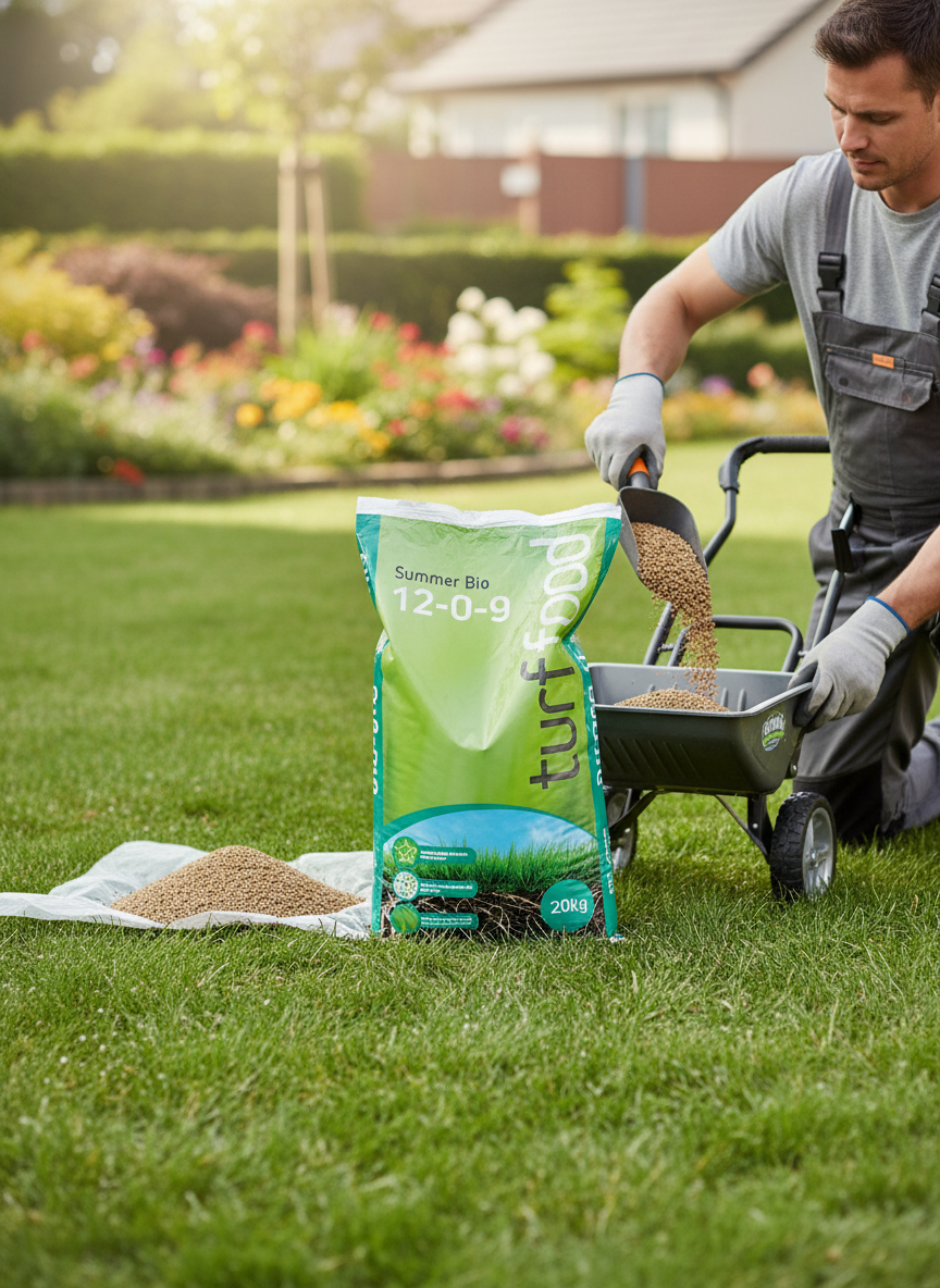 Organic Summer Lawn Fertiliser 12-0-9