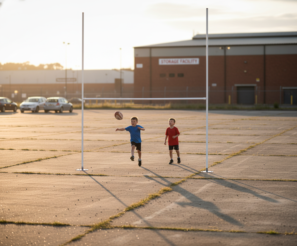 Mini Aluminium Rugby Posts