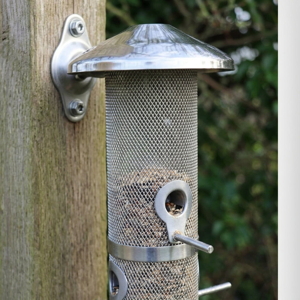 Large Bird Feeder Stainless Steel Durable Design (view 2)