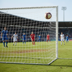 White Football Goal Nets 7.32m x 2.44m 3.0mm - Image 2