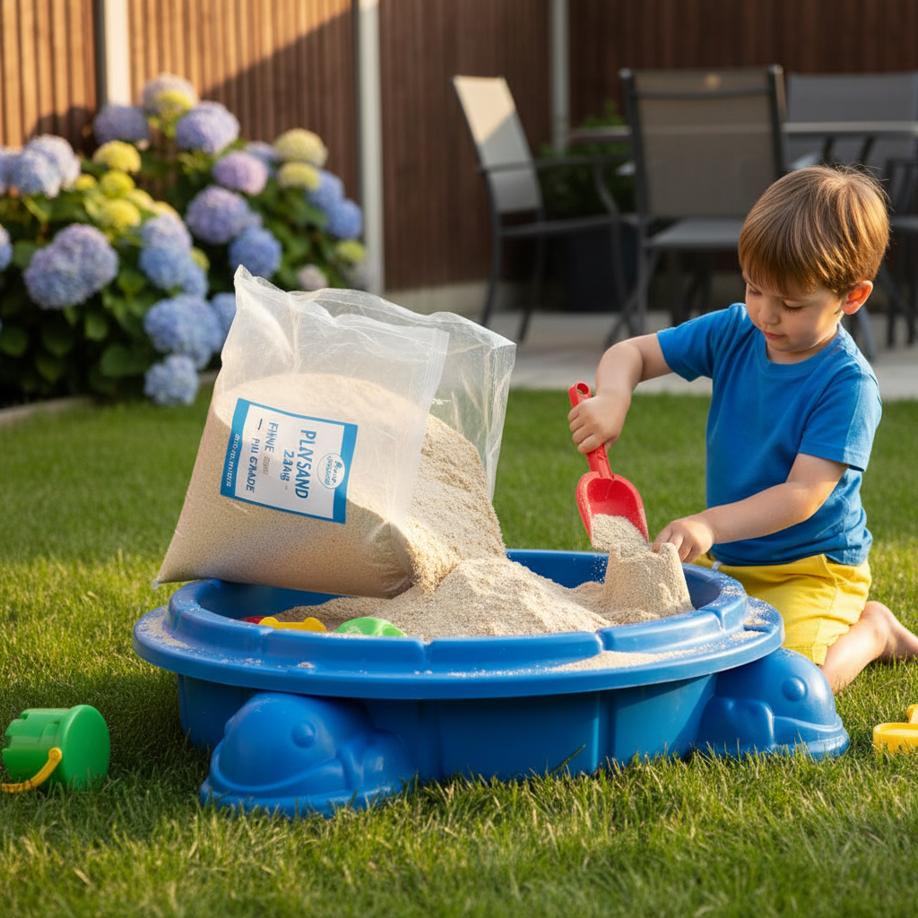 Natural Play Sand 25kg Bag