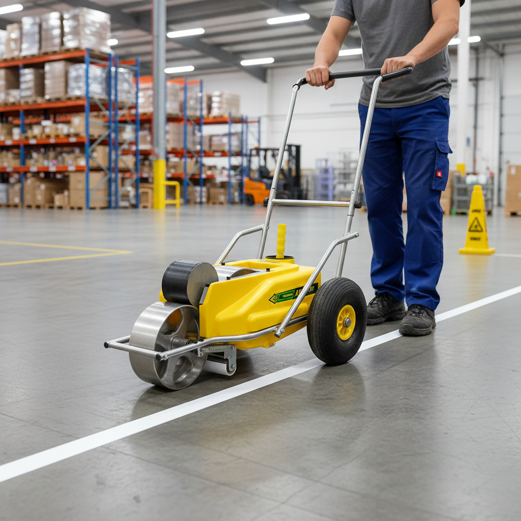 Arrow Transfer Wheel Line Marker