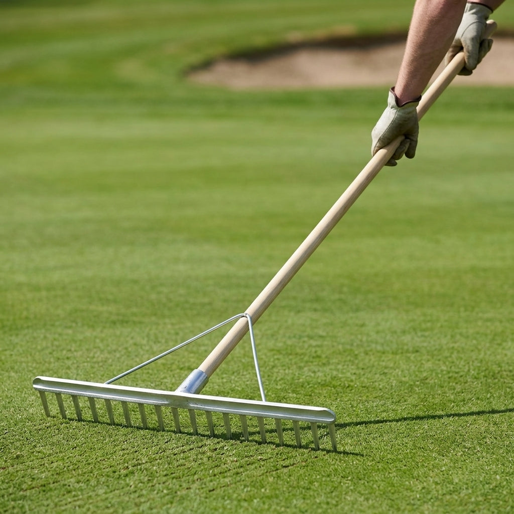 66cm Aluminium Crown Landscaping Rake with 18 Teeth