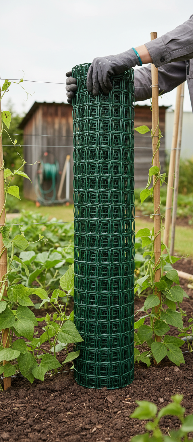 Plastic Mesh Plant Support Net for Gardening 44mm