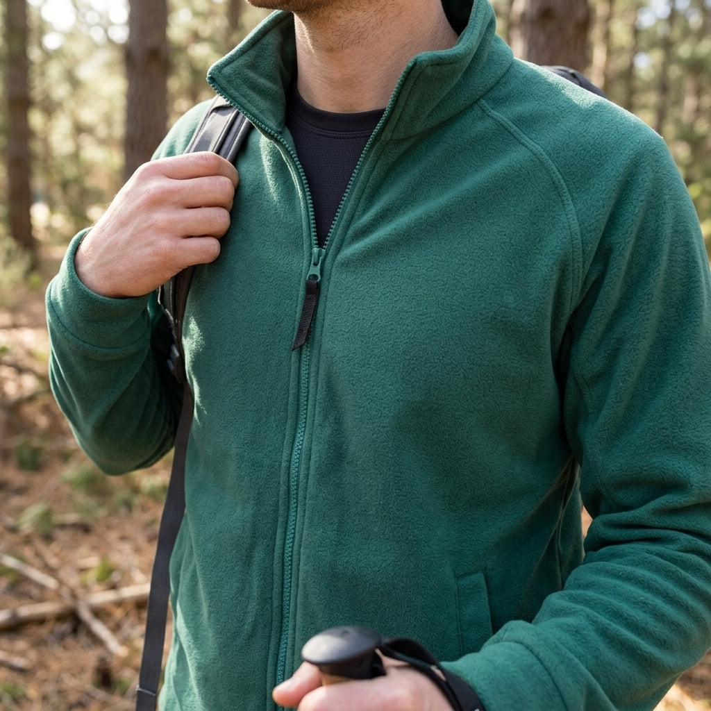 Thor III Fleece Jacket - M, L, XL - Green (view 2)