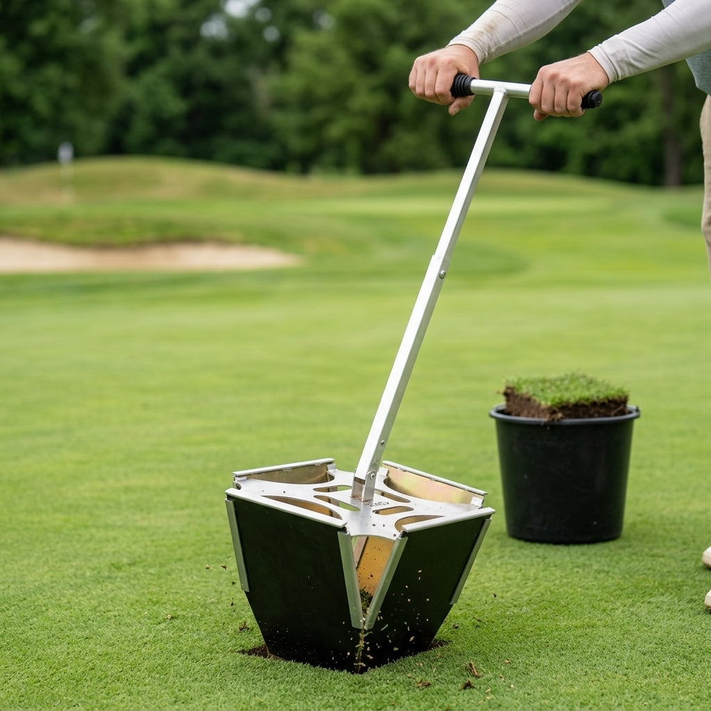 9 inch Square Cut Turf Doctor